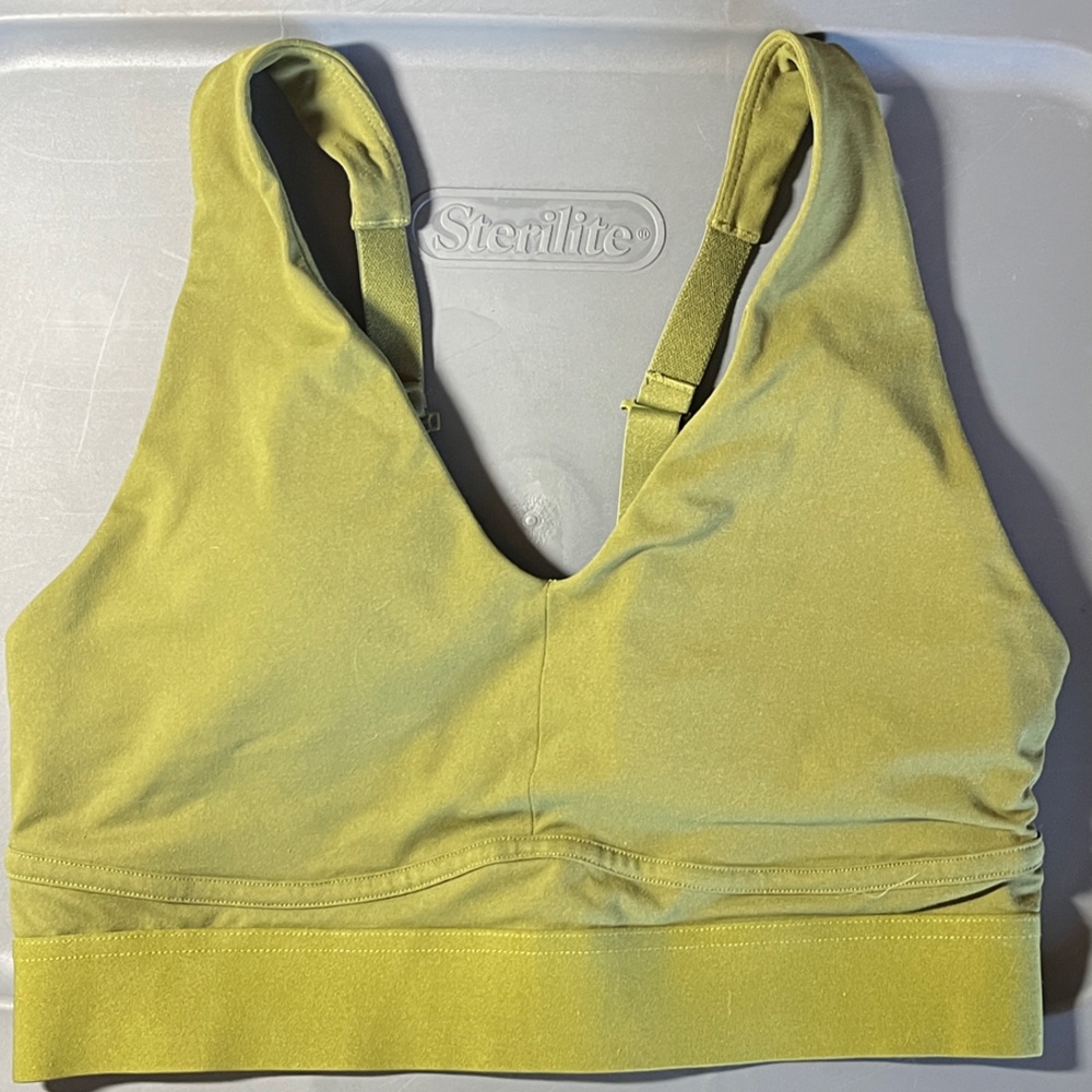 Fabletics Green Sports Bra